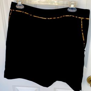 EP Pro Jungle print black skirt, size 10